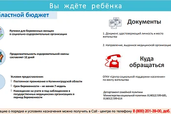 Реализуемые меры социальной поддержки для женщин и семей с детьми.