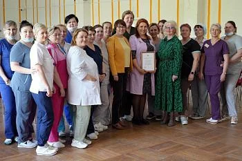 Накануне Международного дня медицинской сестры (12 мая) теплые слова прозвучали в адрес медсестер нашей больницы Накануне Международного дня медицинской сестры (12 мая) теплые слова прозвучали в адрес медсестер нашей больницы