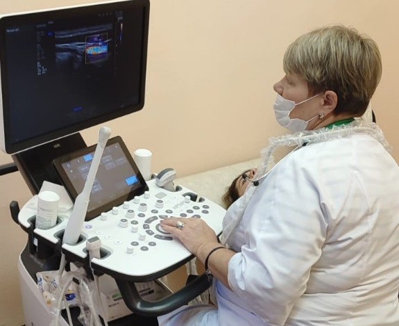 На двух новых аппаратах УЗ-диагностики в поликлинике на Университетской проведено более двух тысяч исследований