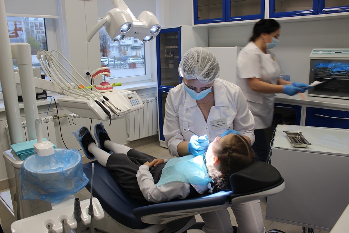 В калининградской школе № 58 на улице Артиллерийской открылся стоматологический кабинет